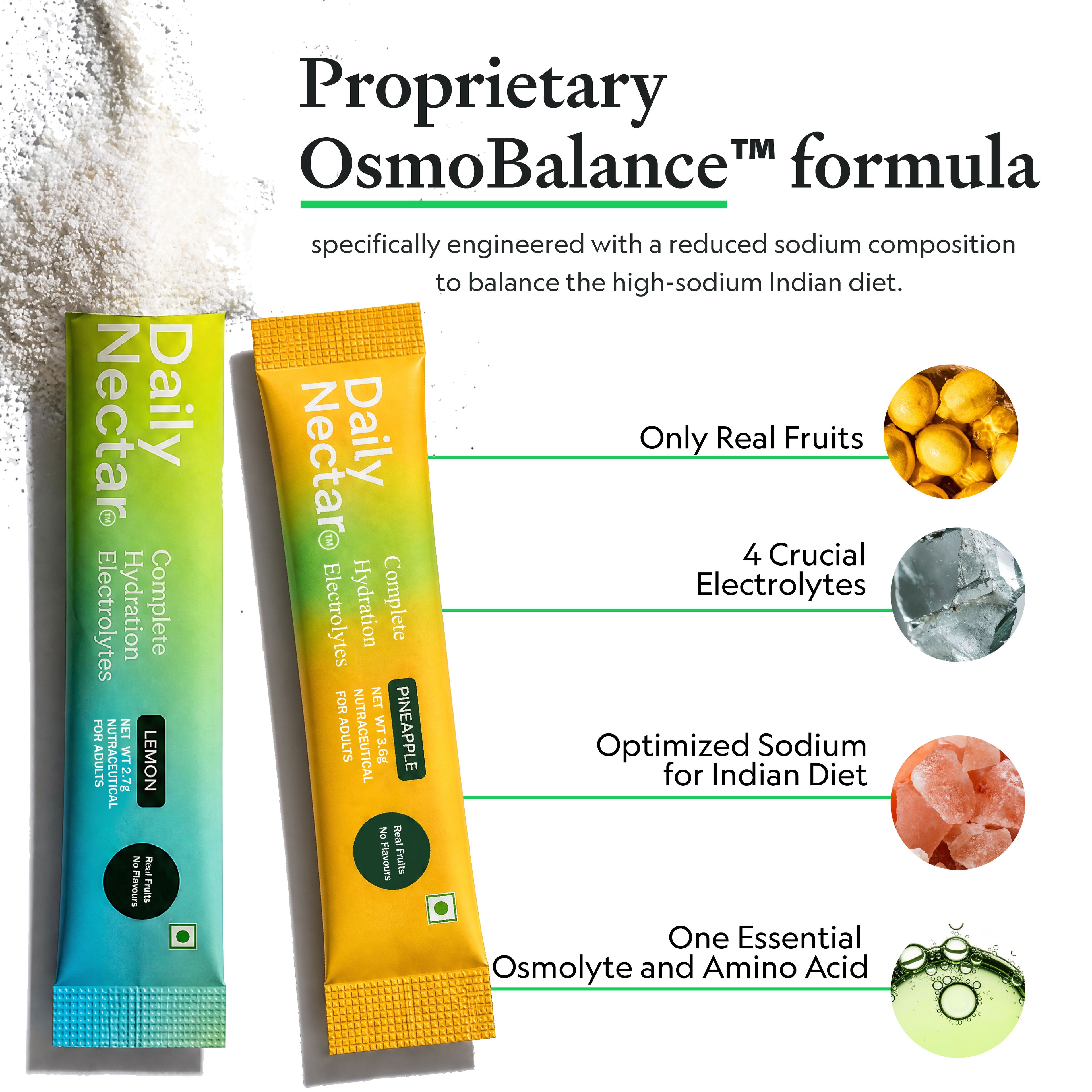 Daily Nectar Complete Hydration Electrolytes (Combo)