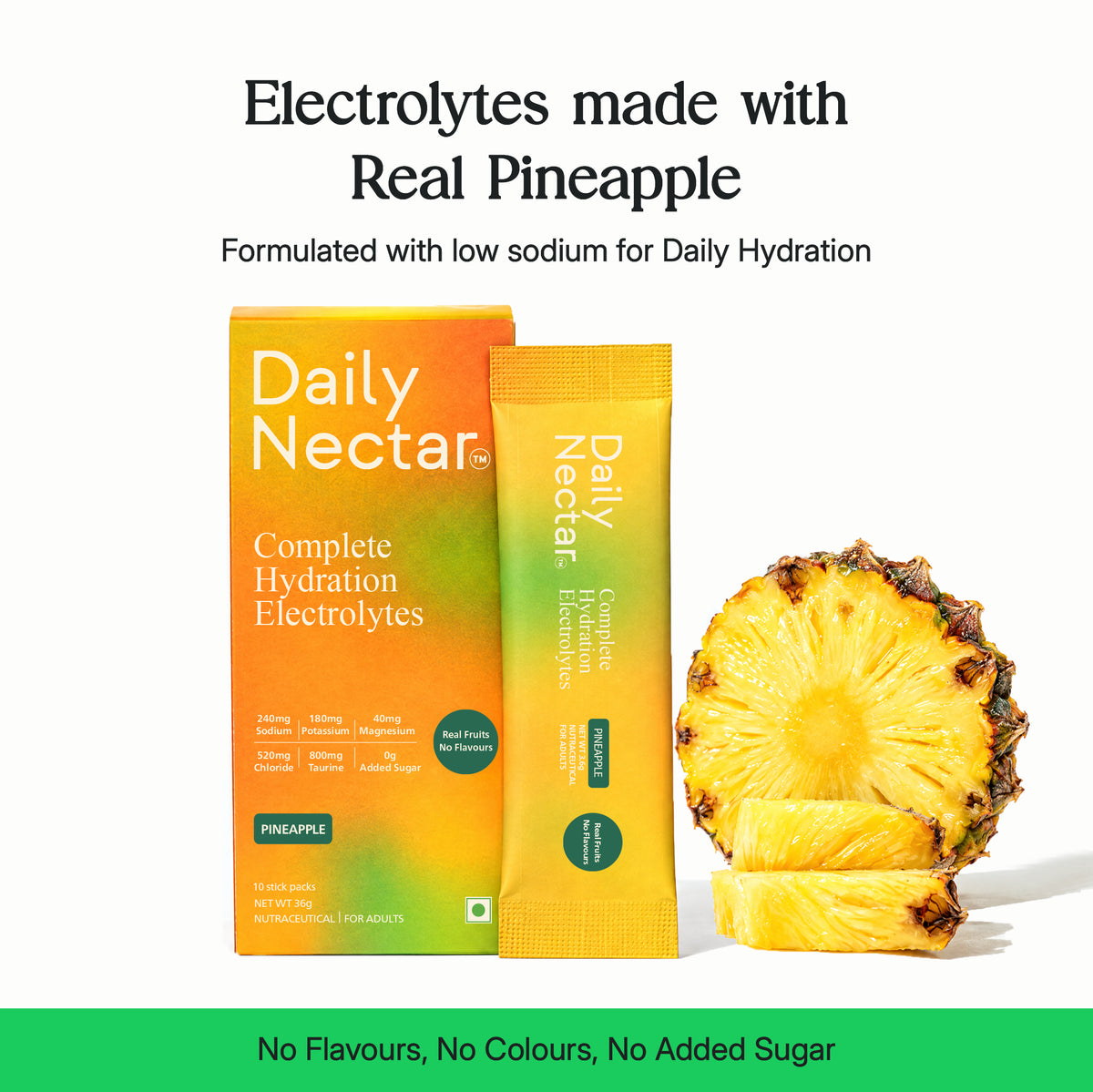 Daily Nectar Electrolytes - Real Pineapple